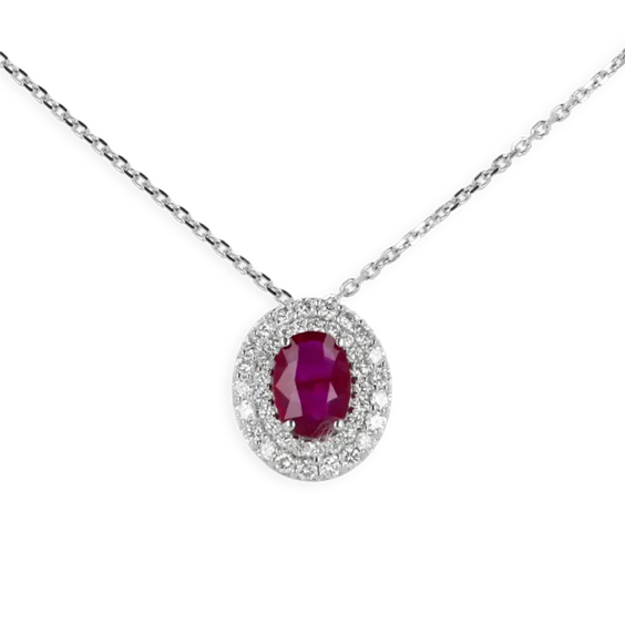 Anhänger Namuri Dame NATURAL COLOR in Gold Diamante 0.35 Ct PN-7130/RUCI - PN-7130/RUCI